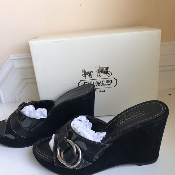 Coach wedge sandals - Picture 2 of 5